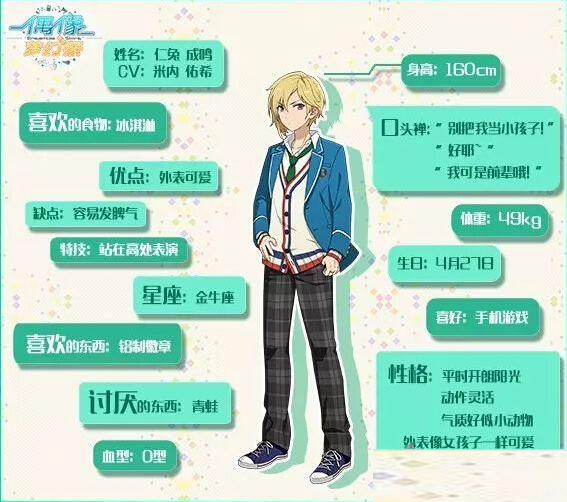偶像梦幻祭3年级B班都有什么人物 3年级B班人物属性解析攻略