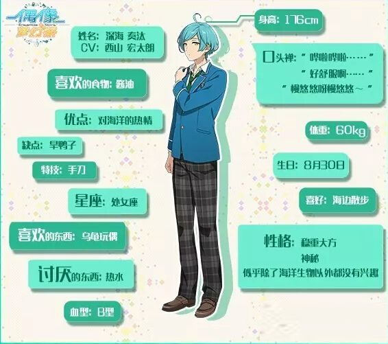 偶像梦幻祭3年级B班都有什么人物 3年级B班人物属性解析攻略