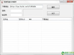 百度网盘文件分析器 v6.5.0免费版