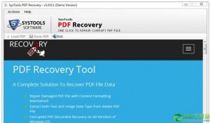 SysTools PDF Repair(PDF修复工具) V1.0.0.1官方版