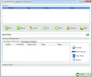 VeryPDF PDF Text Replacer(PDF文本替换程序) V2