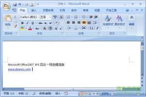 Microsoft Office2007 SP3四合一 绿色精简版