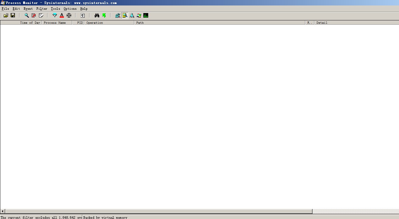 用Process Monitor来监视SQLSERVER的logwrite大小