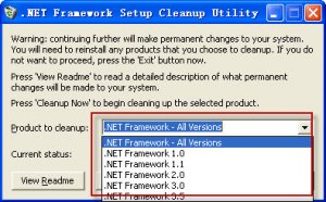 .net framework卸载工具