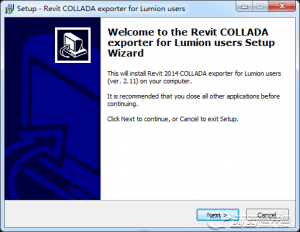 Revit 2014 Collada exporter(Lumion for Revit插件)