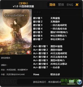 文明6十四项修改器 v1.0 风影灵月版