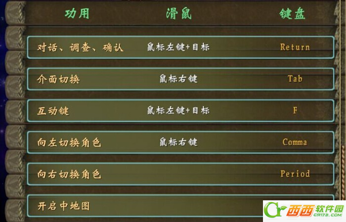 轩辕剑外传穹之扉如何操作 按键与鼠标操作详细介绍