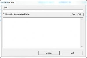 html转换chm工具(WEB2CHM) v1.0.5 绿色