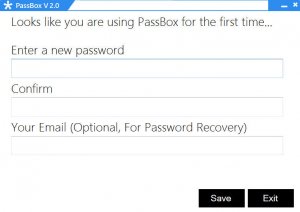 Win8密码管理工具 PassBox