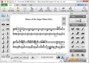音乐记谱软件(Crescendo)
