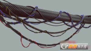 3DS MAX绳子缠绕模拟插件Cables Spline