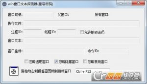 win窗口文本探测器(星号密码)