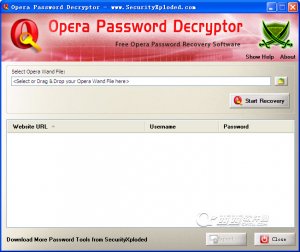opera浏览器密码查找(OperaPasswordDecryptor)