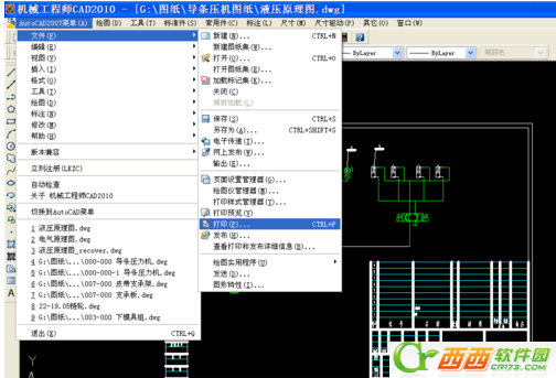 CAD2007如何调整线条打印颜色 cad2007打印机如何设置把彩色线条打印成黑色